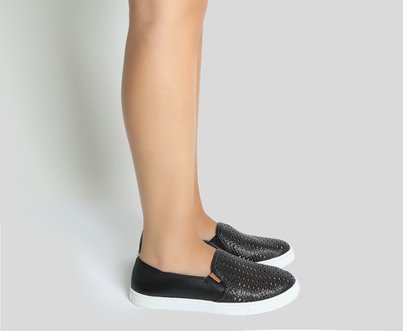Tênis Slip On Ana Preto