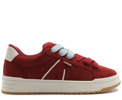 Tênis A'26 Robusto com Cadarço Duplo Vermelho Bordô
